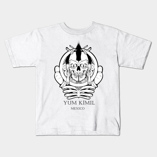 Yum Kimil Kids T-Shirt by hansclaw